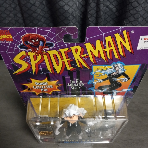 1996 Toybiz Marvel Spider Wars Black Cat Action Figure No.47184 - Picture 2 of 6